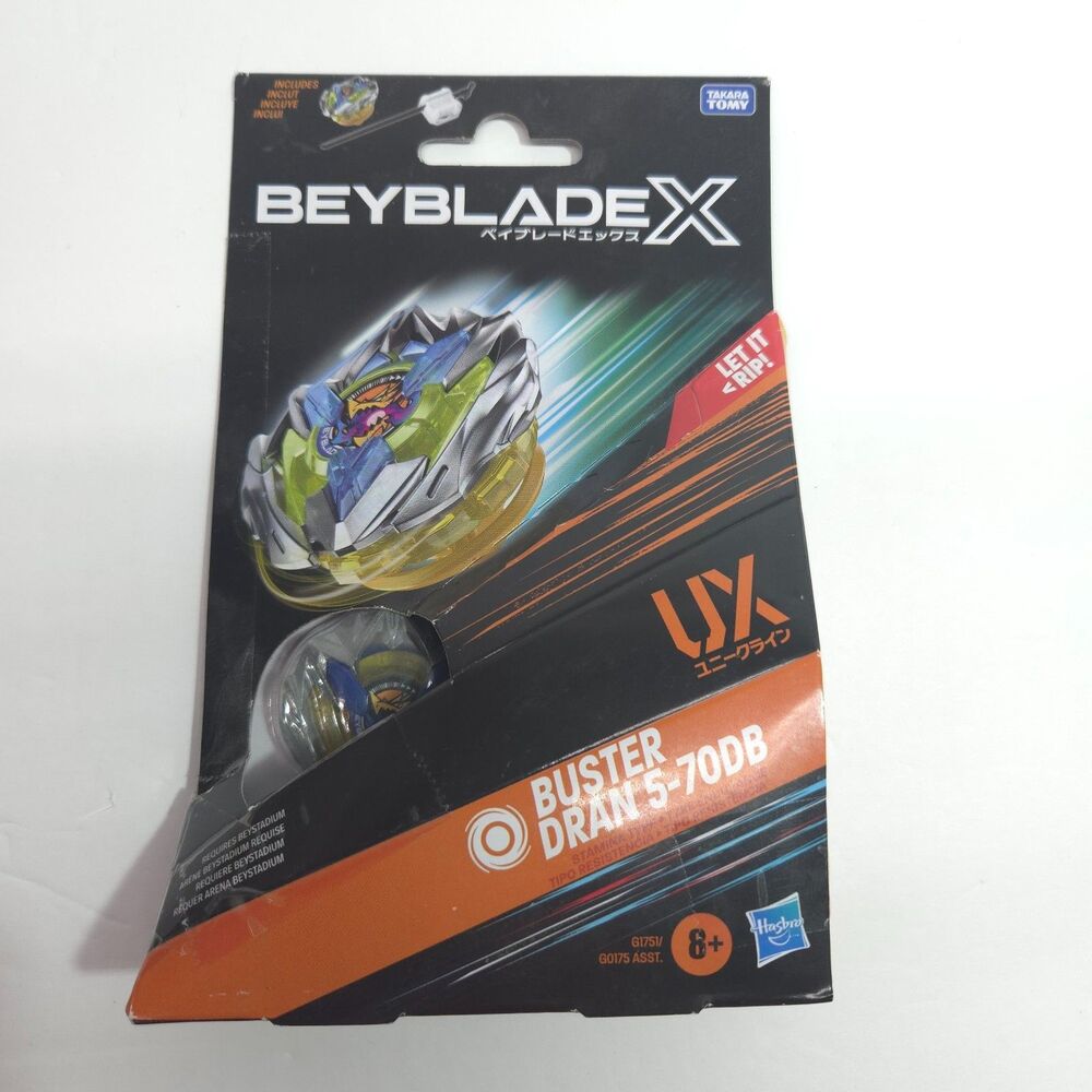 Beyblade X UX Buster Dran 5-70DB Stamina Type Top Set Hasbro Takara Tomy New